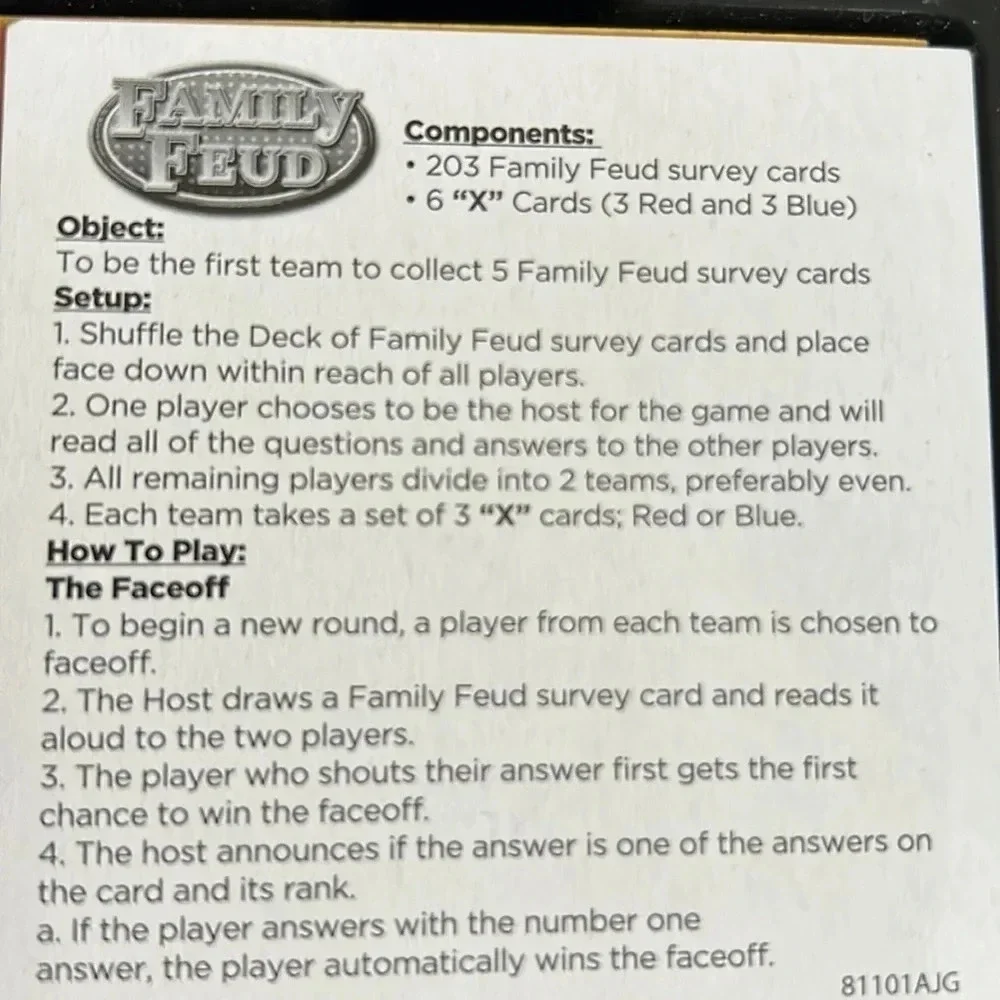 Family feud The fun family game!